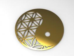 Священная 3D-модель Инь Ян