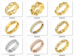 100 женских браслетов кольцо 3dm cad визуализация деталей модель печати 3D модель печати