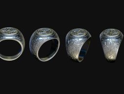 3d Мужское кольцо - Ювелирная 3D модель