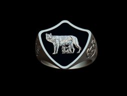 Винтажное кольцо AS Roma 3D модель