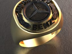 бенз кольцо 3D модель