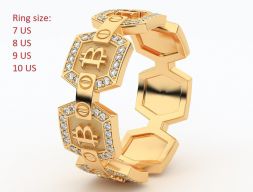 Биткойн КОЛЬЦО MRD-01 3D модель