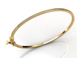 CLASSIC 750 проба ЖЕЛТЫЙ ЗОЛОТО И БРАСЛЕТ БРАСЛЕТ 3D модель