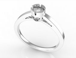 Помолвочное кольцо 45 ВСЕ РАЗМЕРЫ Модель для 3D печати