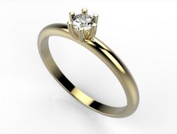 Помолвочное кольцо 3D модель