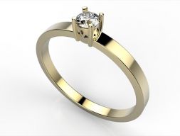 Помолвочное кольцо 3D модель