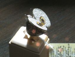 Кольцо половинка яблока - оригинальная модель для 3D-печати