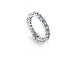 Золотое помолвочное кольцо Eternity Diamonds Ring 154cts 3D модель