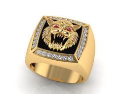 Модель 3D-печати в стиле мужского кольца