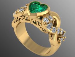 Кольцо акр 19 3D модель