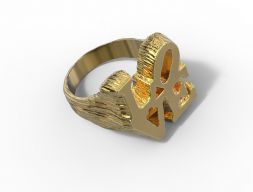 Кольцо Любовь 3D модель
