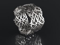 кольцо с кельтским орнаментом 3D модель