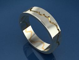 Золотое кольцо 3D модель