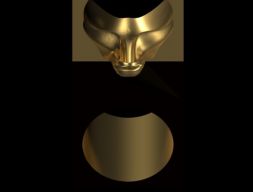 Модель лица на 3D-принтере