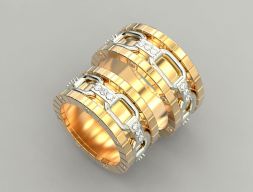 Помолвочное кольцо 68 3D модель