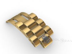 Застежка-цепочка для браслета Rolex 3D-дизайн Модель 3D-печати