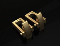 Запонки Замок 2 3D модель