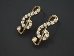 Музыкальная нотация Earing 3D модель
