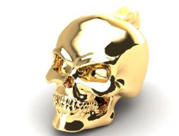Ожерелье с подвеской в ​​виде черепа 3D модель
