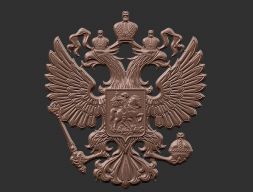 3D модель герба России