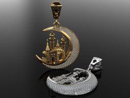 Кулон мечети 1920 3D модель