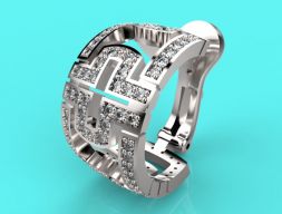 BVLGARI копия 192 Серьги 3D модель
