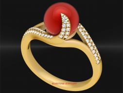BJ-LADIES RING 7 3D модель