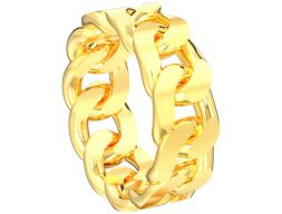 Кольцо-цепочка Chanel в роскошном стиле 3D модель