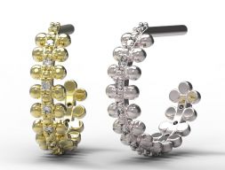 Серьги 70-1 3D модель