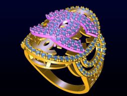 ЮВЕЛИРНЫЕ ИЗДЕЛИЯ С БРИЛЛИАНТАМИ 3D модель
