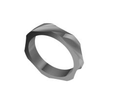 Геометрическое кольцо 3D модель