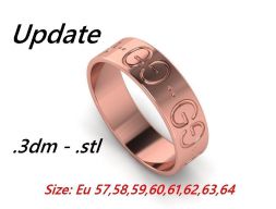 Помолвочное кольцо Gucci 3D модель