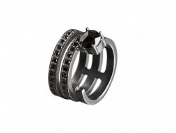 Кольцо Hoops 3 Открытое кольцо Hoops 3D модель
