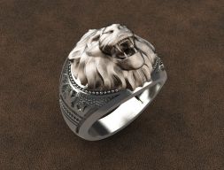 Кольцо льва 3D модель