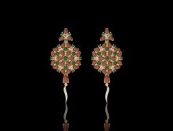 СЕРЬГИ FUSION FLOWERS FULL 3D модель