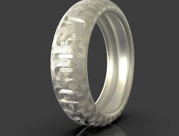 Кольцо Дейзи Я люблю тебя 3D модель