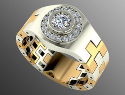 Кольцо pk47 3D модель