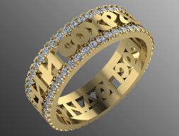 Кольцо rk 6 3D модель