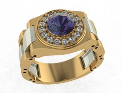 МУЖСКОЕ КОЛЬЦО 01 3D модель