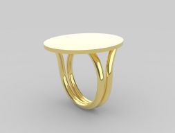 специальная модель женского кольца спираль 3D модель