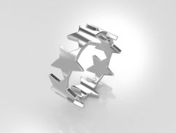 звездное кольцо 2 модель модель для 3D печати