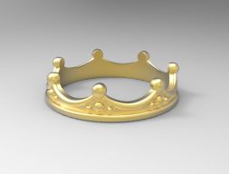 кольцо корона все размеры 3D модель