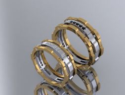 помолвочное кольцо механический механизм любви 3D модель