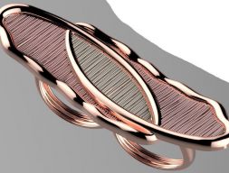Модель 3D-печати WithOUTGEM Twist Ring
