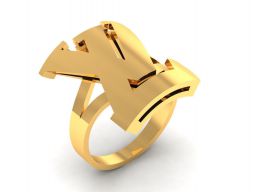 Женское кольцо 3dm с детализацией 3D модели