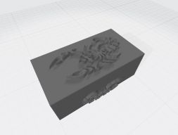 коробка со знаком гороскопа Скарпион 3D модель