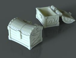 Сундук с драгоценностями - Готовая к печати модель для 3D печати