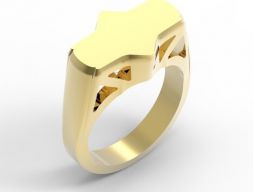 3DM Минималистский курс дизайна мужских помолвочных колец 3D модель