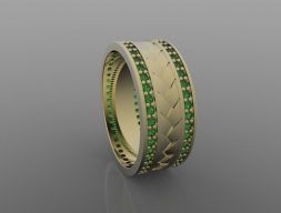 3d модель кольцо код1-041 3D модель