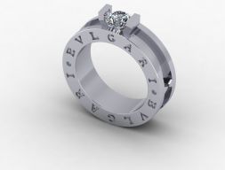 КОЛЬЦО BVLGARI 3D модель